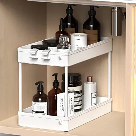 SPACEKEEPER Under Sink Organizers Storage, Bathroom Under Sink Shelf B –  spacekeeper