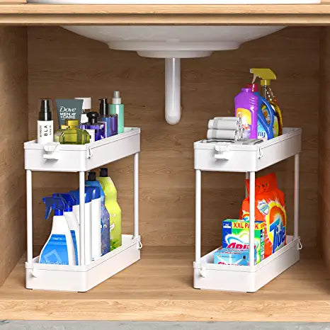 Under-Sink Storage Bathroom Organizer